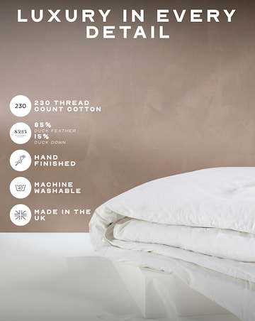 Snuggledown Scandi Natural Duck Feather & Down 10.5 Tog Duvet