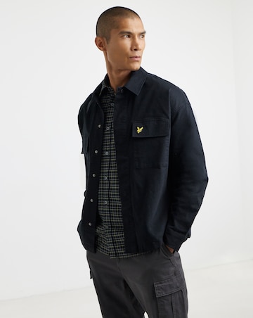 Lyle & Scott Washed Overshirt - Black