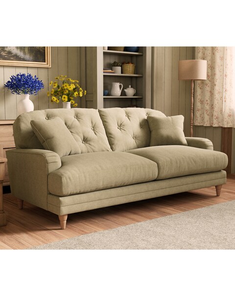 Florence Buttonback 3 Seater Sofa
