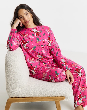 Pretty Secrets Value Disco Santa Pyjama Set