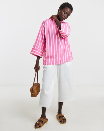 Linen Mix Stripe Tunic