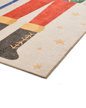 Christmas Nutcracker Washable Large Doormat