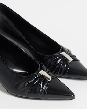 Helen Hardware Detail Court Shoes - Wide Fit (E)