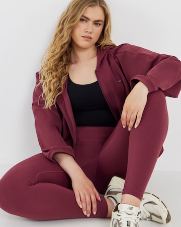 Sculpt Activewear Oversized Light Zip Through Hoodie