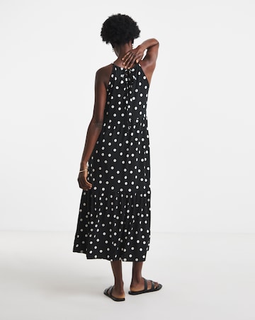 Soft Touch Jersey Halter Neck Maxi Dresss