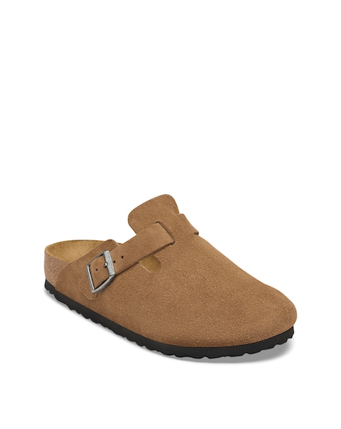 New In - Birkenstock Classic Suede Boston Clogs