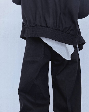 Mango High-Waisted Wide Leg Jeans