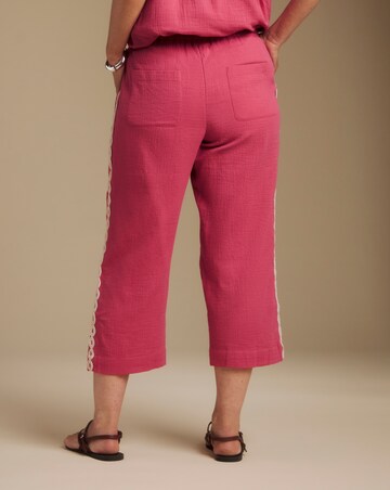 Julipa Cheesecloth Crop Trouser