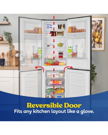 RUSSELL HOBBS 50/50 FRIDGE FREEZER W/ WD