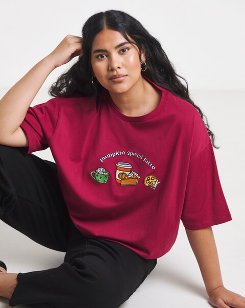 New In - Autumn Emb T-Shirt