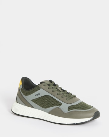 BOSS Titanium Runner Trainers -Green