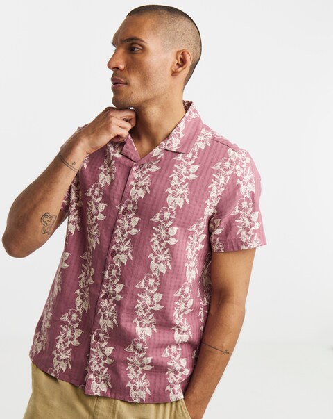 Printed Textured Shirt