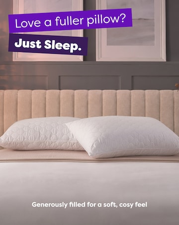 Slumberdown Just Sleep Firm Support Pillow 2 Pack