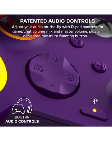 Turtle Beach Afterglow Wave Wired RGB Gaming Controller for Xbox & PC - Purple