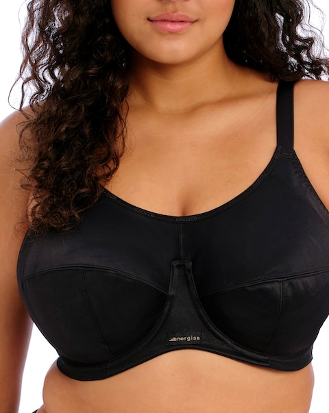 Elomi Energise High Impact Wired Sport Bra Black
