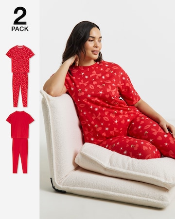 Simply Be (2 Pack) Value Pyjama Legging Sets
