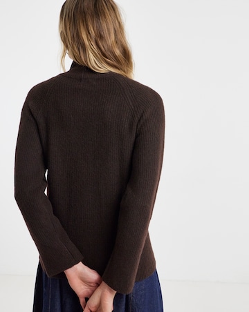 Sponge Zip Through Cardigan