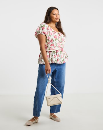 Rose Print Blouse