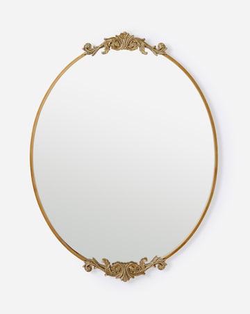Eloise Oval Ornate Wall Mirror
