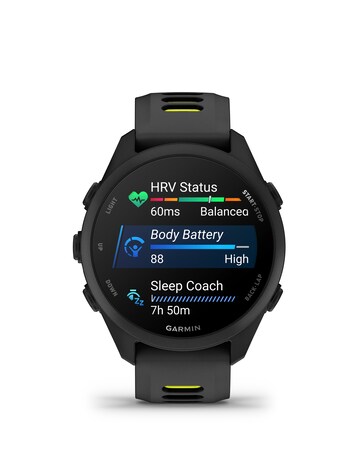 Garmin Forerunner 170 Music Smart Watch - Black/Amp Yellow