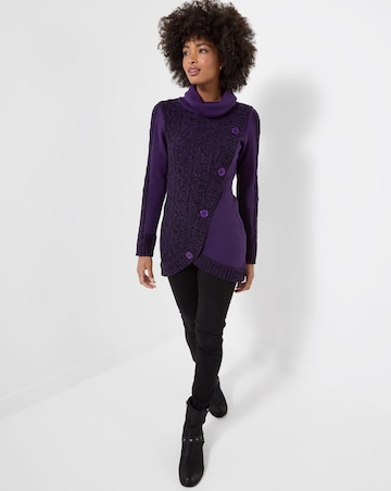 Joe Browns Curiously Cosy Cowl Neck Longline Jumper