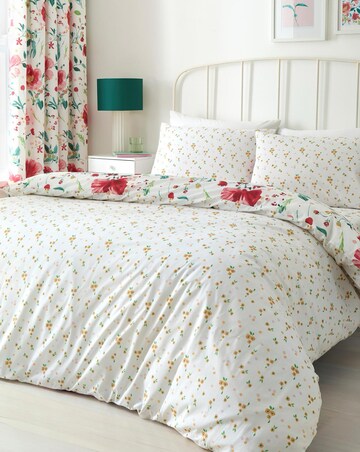 D & D Abstract Poppy Duvet Cover Set
