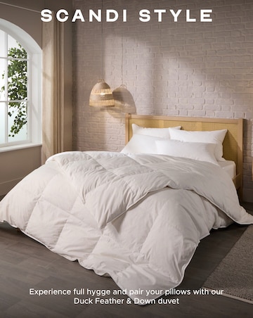 Snuggledown Scandi Duck Feather & Down Pillow 2 Pack