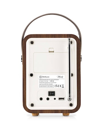 VQ Retro Mini DAB Radio - Walnut