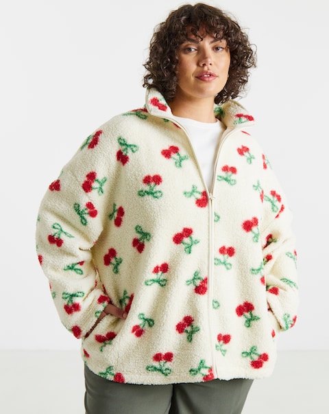 Cherry Zip Through Borg