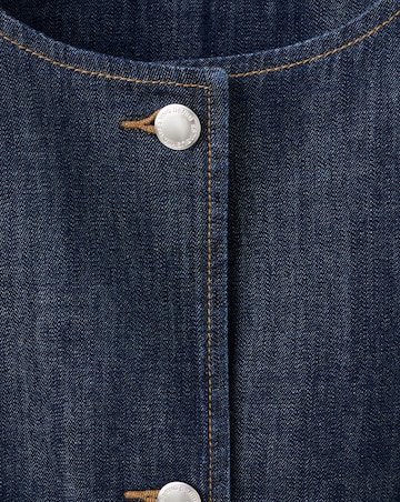 Mango Buttoned Denim Waistcoat