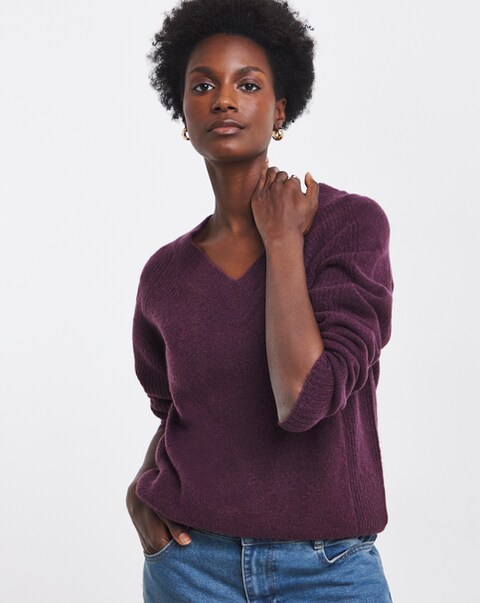 New In - Sponge Slouch V Neck Tunic
