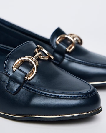 Vanessa Trim Loafer With Rand Detailing - Wide Fit (E)