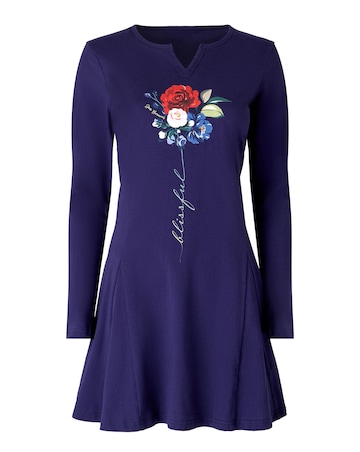 Joe Browns Blissful Stem Flower Graphic Tunic Top