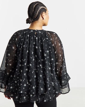 Simply Be Ruffle Detail Blouse