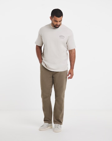 Jack & Jones Organic Relaxed Studio Back Print Tee - Moonbeam