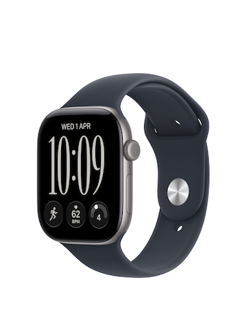 Apple Watch Series 12 GPS + Cellular 46mm - Space Aluminium/Navy Sport - S/M