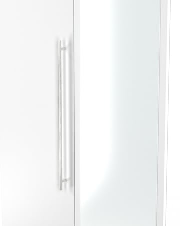 Osprey Ready Assembled 2 Door Mirrored Wardrobe - Kids