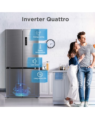 Midea Multi-Door Fridge Freezer - Inox + Installation