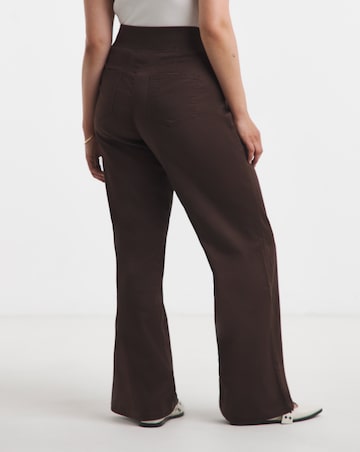 Chocolate Wide Leg Weekender Jeggings
