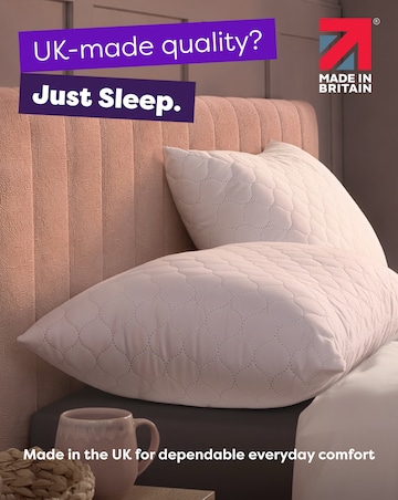 Slumberdown Just Sleep Firm Support Pillow 4 Pack