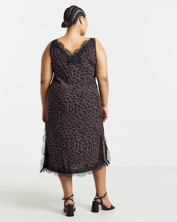 Simply Be Lace Trim Asymetric Cami Dress