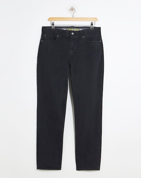 Lee Extreme Motion Straight Jean - Black
