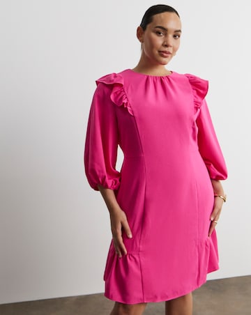Joanna Hope Frill Shoulder Dress