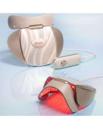 CryoGlow Clinic 360 Contrast LED Face & Neck Mask FW575UKGD1 Champagne