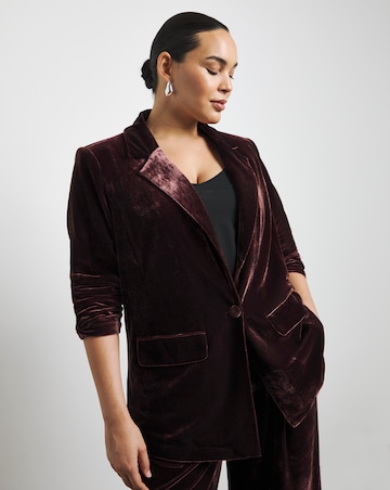 Joanna Hope Velour Co ord Blazer