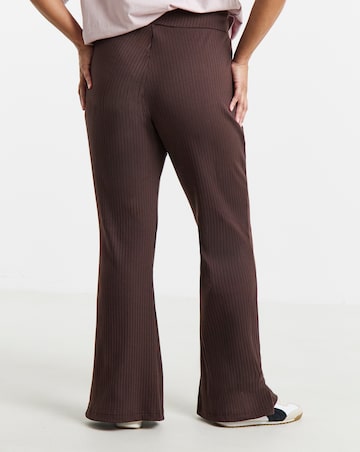 PUMA HER Rib Flared Leggings