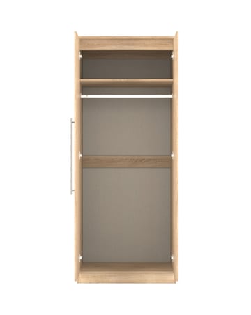 Osprey Ready Assembled 2 Door Mirrored Wardrobe - Kids
