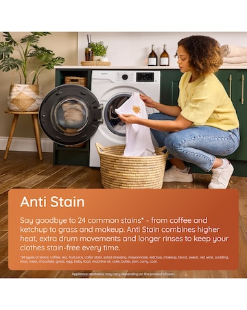 Hotpoint Anti Stain 8+6kg- White + Installation