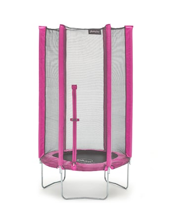 Plum 4ft Junior Springsafe Trampoline & Enclosure - Pink