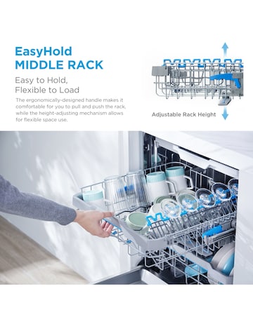 Midea Dishwasher - White + Installation